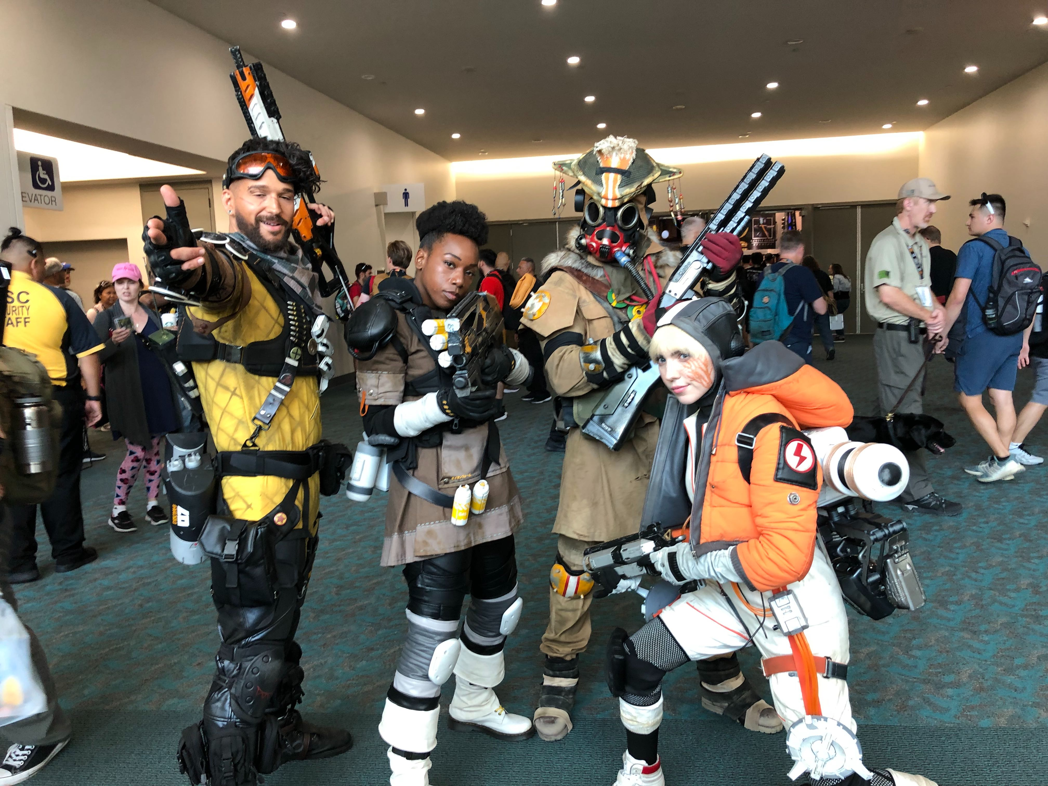 We’re gonna be legends! Mirage, Bangalore, Bloodhound, and Wattson from Apex Legends are here to take the number 1 spot.